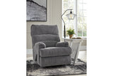 Man Fort Graphite Recliner by ASHLEY FURNITURE at Eve Furniture