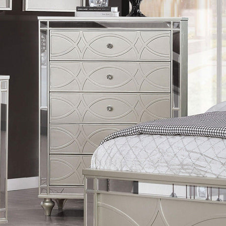 Manar Silver Chest by Furniture of America at Eve Furniture