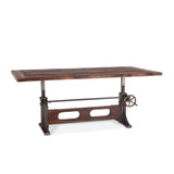 Manchester 84" Adjustable Dining Table in Natural Reclaimed by Home Trends & Design at Eve Furniture