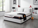 Manchester United Dream White Twin Memory Foam Mattress by Mlily at Eve Furniture