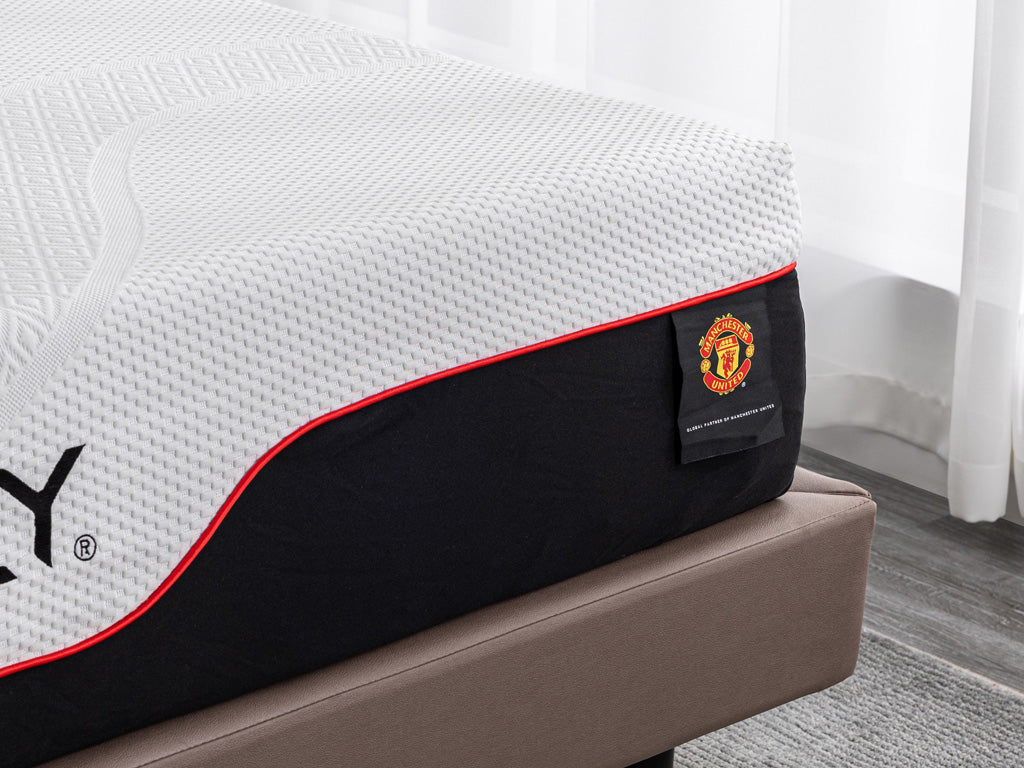 Manchester United Dream White Twin XL Memory Foam Mattress by Mlily at Eve Furniture