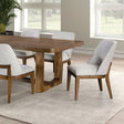 Mandal Chestnut Dining Table by Furniture of America at Eve Furniture