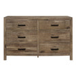 Mandan Weathered Pine Dresser by Homelegance at Eve Furniture