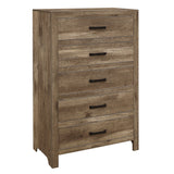Mandan Weathered Pine Panel Bedroom Set by Homelegance at Eve Furniture