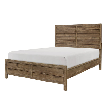 Mandan Weathered Pine Panel Bedroom Set by Homelegance at Eve Furniture