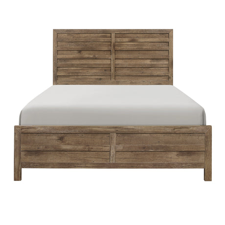 Mandan Weathered Pine Panel Bedroom Set by Homelegance at Eve Furniture