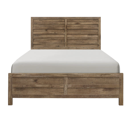 Mandan Weathered Pine Panel Bedroom Set by Homelegance at Eve Furniture