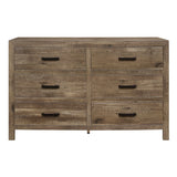 Mandan Weathered Pine Panel Bedroom Set by Homelegance at Eve Furniture