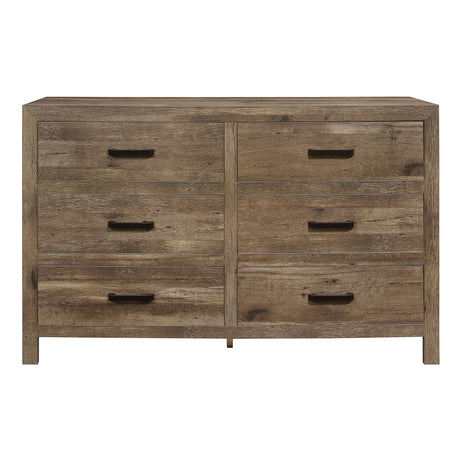 Mandan Weathered Pine Panel Bedroom Set by Homelegance at Eve Furniture
