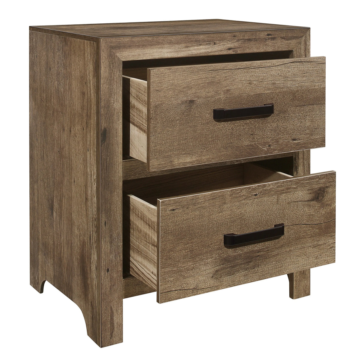 Mandan Weathered Pine Panel Bedroom Set by Homelegance at Eve Furniture