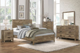 Mandan Weathered Pine Panel Bedroom Set by Homelegance at Eve Furniture