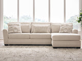 Mandi Point Marble 2-Piece Sectional Sofa Chaise by Ashley at Eve Furniture