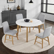 Mandier Natural 5-Piece Dining Room Set by Furniture of America at Eve Furniture