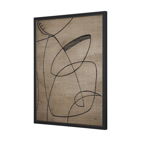 Mandolin Music by Mercana Studio a Hand Embellished Textured Canvas by Mercana at Eve Furniture