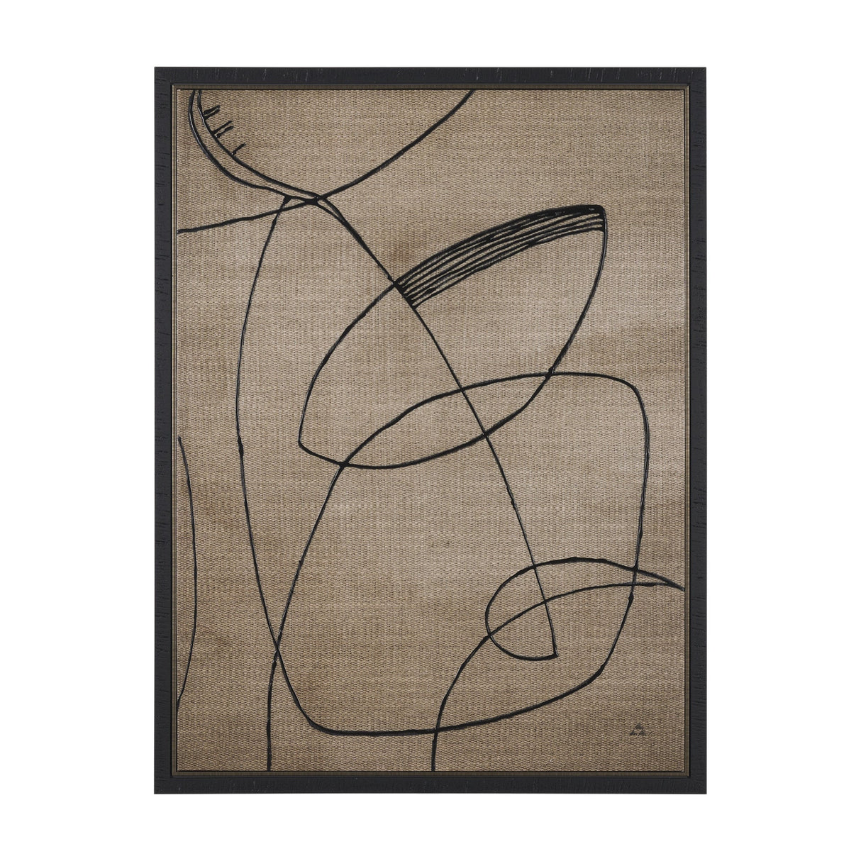Mandolin Music by Mercana Studio a Hand Embellished Textured Canvas by Mercana at Eve Furniture