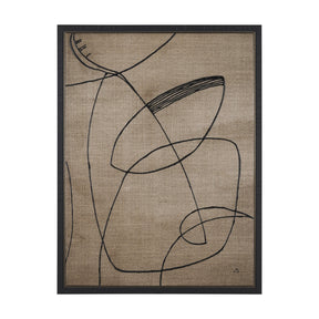 Mandolin Music by Mercana Studio a Hand Embellished Textured Canvas by Mercana at Eve Furniture