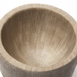 Mandor I (Small) Brown Resin Acorn Box by Mercana at Eve Furniture