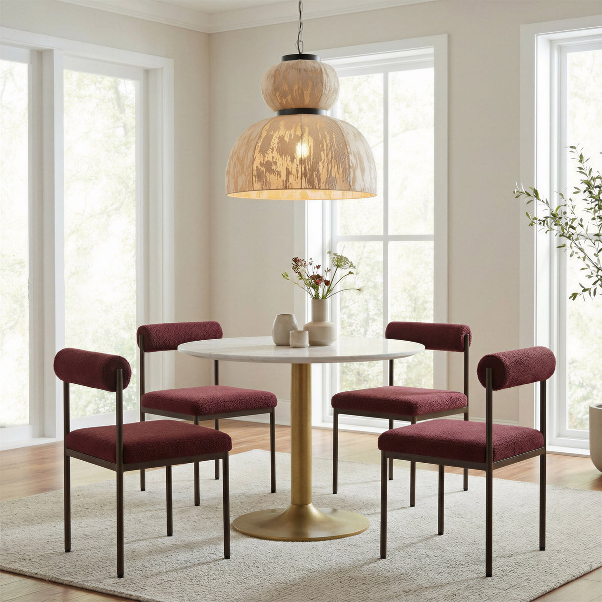 Manet Beige Ceiling Lamp by Zuomod at Eve Furniture