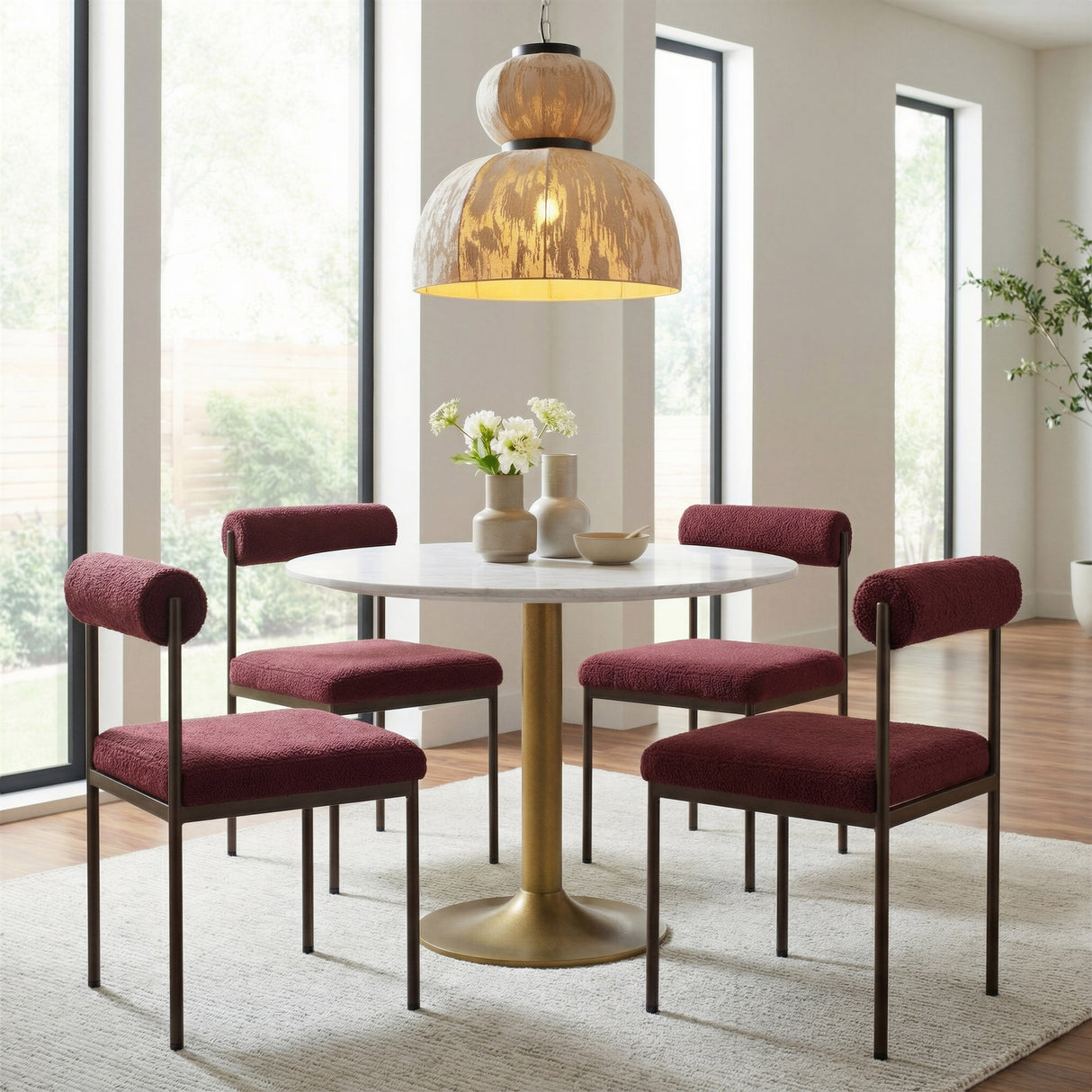 Manet Beige Ceiling Lamp by Zuomod at Eve Furniture