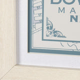 Manhattan Map II by Mercana Studio a Hand Embellished Textured Framed Art Print Matted under Glass by Mercana at Eve Furniture