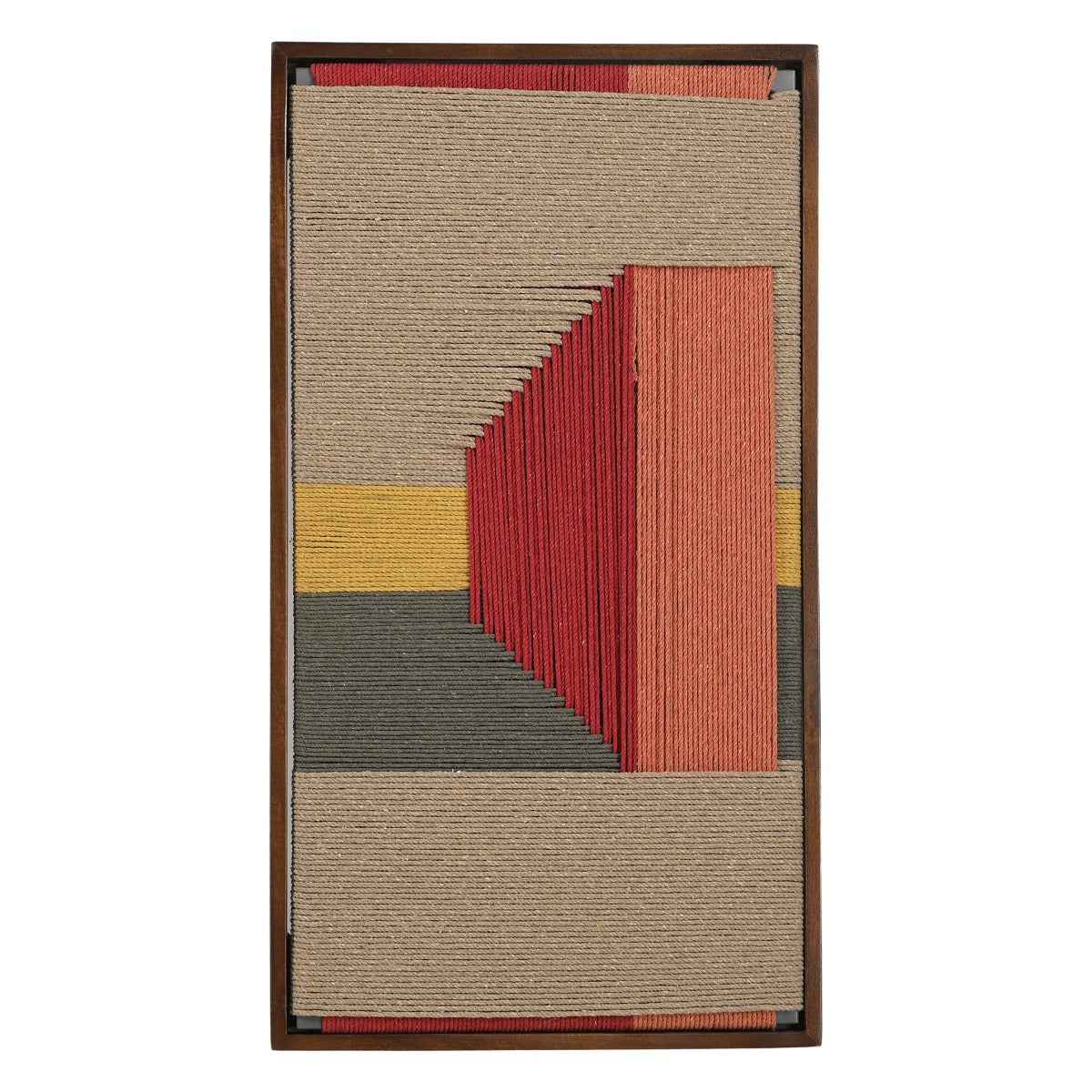 Manila Woven Framed Art, Red by Home Trends & Design at Eve Furniture