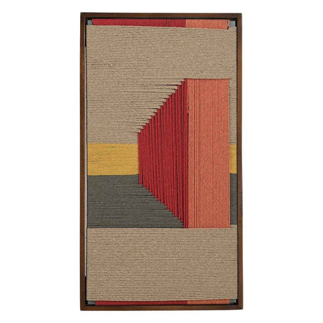 Manila Woven Framed Art, Red by Home Trends & Design at Eve Furniture