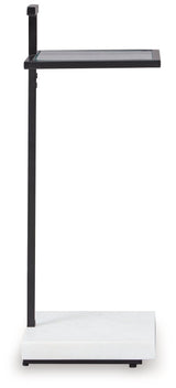 Mannill Black/White Accent Table by Ashley at Eve Furniture