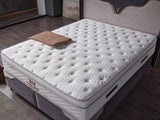 Manolya Storage Bed With Headboard Grey by Furnia at Eve Furniture
