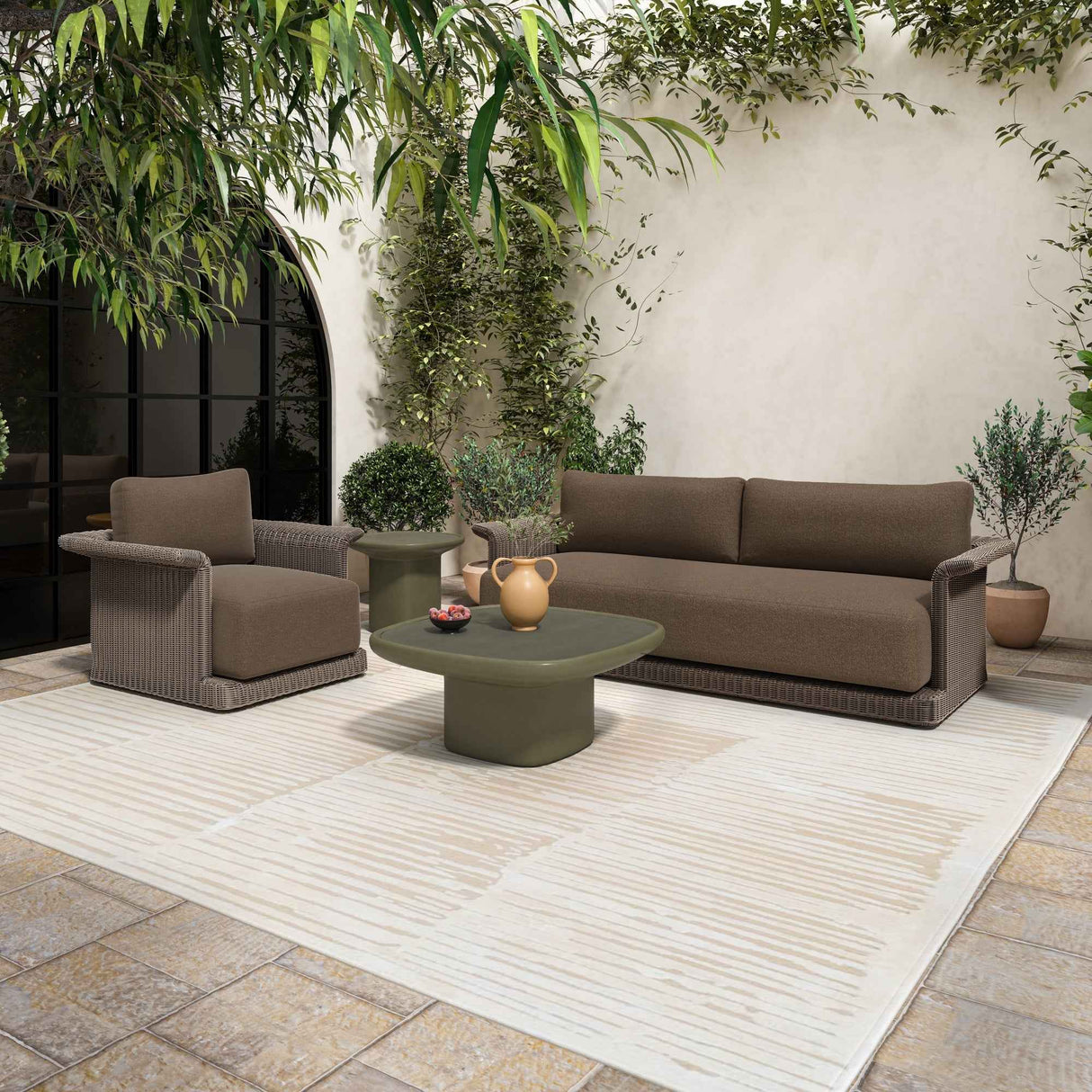 Manon Deep Green Outdoor Side Table