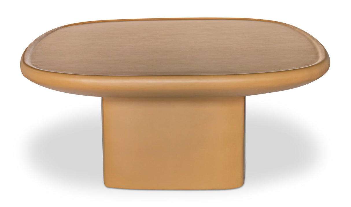 Manon Outdoor Coffee Table Deep Yellow by Moe's Home at Eve Furniture