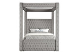 Mansion Grey Queen Platform Bed by New Era Innovations at Eve Furniture
