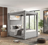 B8013 Mansion (Grey) King Bed by New Era Innovations at Eve Furniture