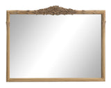 Sylvie Vintage Gold Mantel Mirror