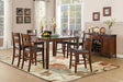 Mantello Cherry Extendable Counter Height Set by Homelegance at Eve Furniture
