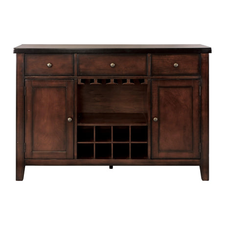 Mantello Cherry Server by Homelegance at Eve Furniture