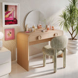Manu Nubby Performance Fabric Side Chair by TOV Furniture at Eve Furniture