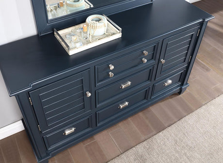 Manzanillo Slate Blue Dresser by Furniture of America at Eve Furniture