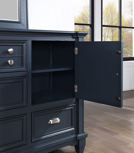 Manzanillo Slate Blue Dresser by Furniture of America at Eve Furniture