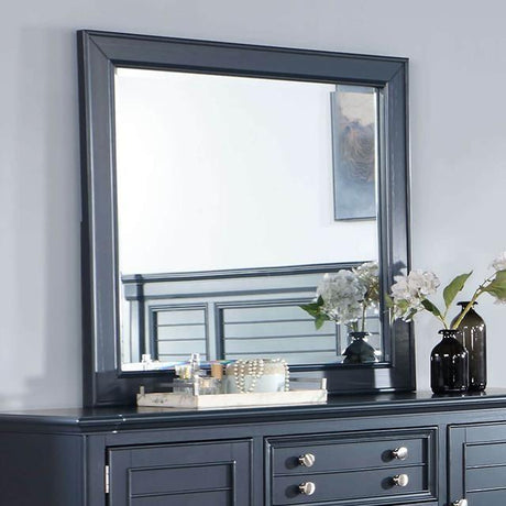 Manzanillo Slate Blue Mirror by Furniture of America at Eve Furniture