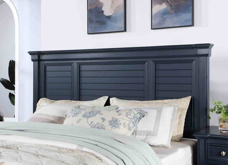 Manzanillo Slate Blue Storage California King Bed by Furniture of America at Eve Furniture