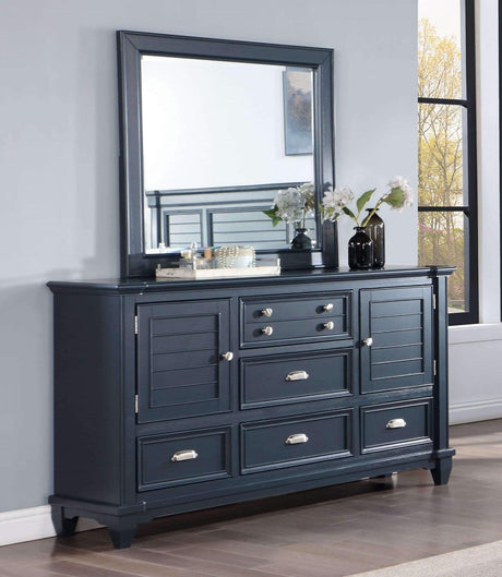 Manzanillo Slate Blue Dresser by Furniture of America at Eve Furniture