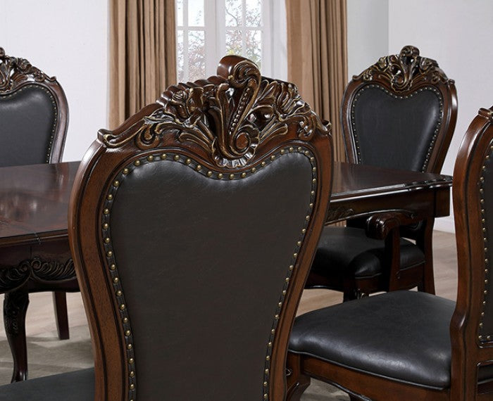 Manzanita Dark Cherry/Black Side Chair Set of 2 by Furniture of America at Eve Furniture