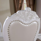 Manzanita White Arm Chair Set of 2 by Furniture of America at Eve Furniture