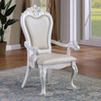 Manzanita White Arm Chair Set of 2 by Furniture of America at Eve Furniture