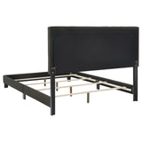Mapes Charcoal Tufted Upholstered Queen Bed by Coaster at Eve Furniture
