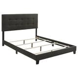 Mapes Charcoal Tufted Upholstered Queen Bed by Coaster at Eve Furniture