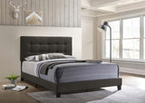 Mapes Upholstered Tufted Full Bed Charcoal