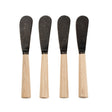 Maple Wood Spreaders S/4, Tumbled Black, Set of 4 by Mercana at Eve Furniture