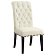 Mapleton Beige Tufted Back Upholstered Side Chairs, Set of 2 by Coaster at Eve Furniture