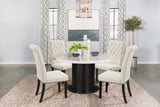 Mapleton Beige Tufted Back Upholstered Side Chairs, Set of 2 by Coaster at Eve Furniture
